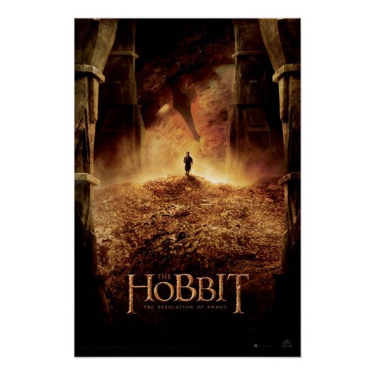 BILBO BAGGINS™ in het oog van SMAUG™ Poster (Voorkant)