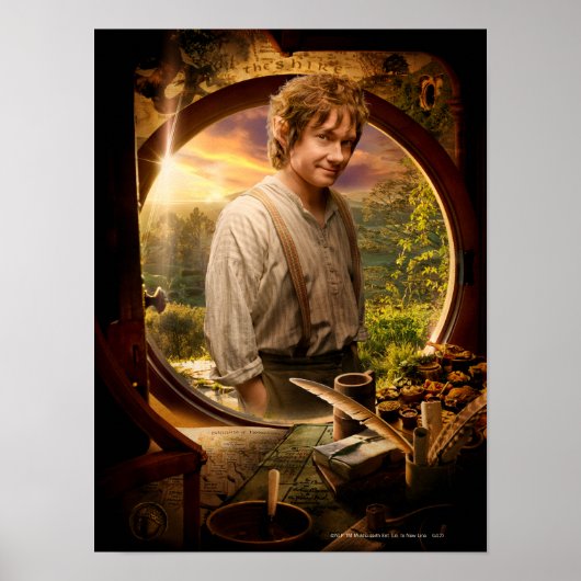 BILBO BAGGINS™ in Shire Collage Poster (Voorkant)