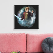 BILBO BAGGINS™ met de ring Canvas Afdruk (Insitu (Woonkamer))