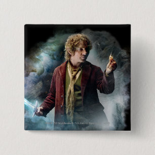 BILBO BAGGINS™ met de ring Vierkante Button 5,1 Cm