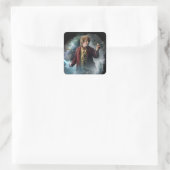 BILBO BAGGINS™ met de ring Vierkante Sticker (Tas)