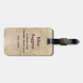 BILBO BAGGINS™ met zwaard Bagagelabel (Achterkant horizontaal)