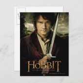 BILBO BAGGINS™ met zwaard Briefkaart (Voorkant / Achterkant)
