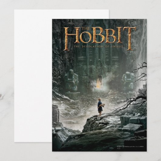 BILBO BAGGINS™ op Erebor Kaart (Voorkant / Achterkant)