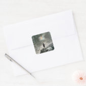 BILBO BAGGINS™ op Erebor Vierkante Sticker (Envelop)