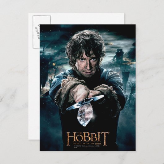 BILBO BAGGINS™ Pointing Sting Briefkaart (Voorkant / Achterkant)