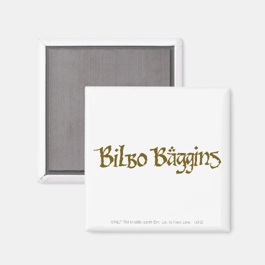 BILBO BAGGINS™ Solid Magneet (Voorkant / Achterkant)