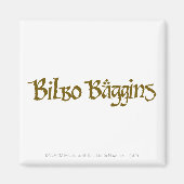 BILBO BAGGINS™ Solid Magneet (Voorkant)