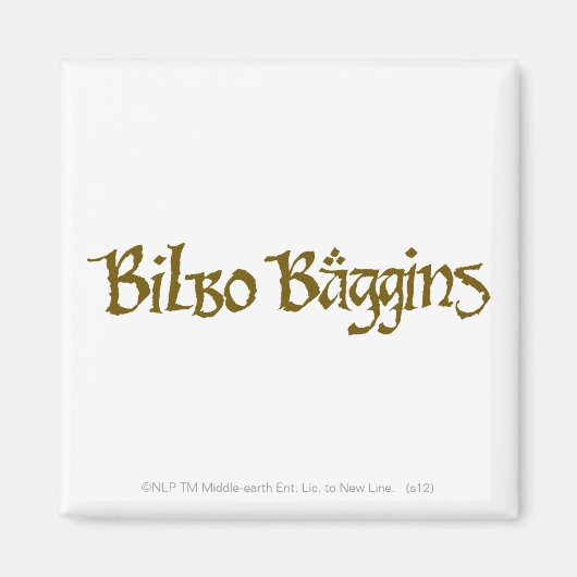 BILBO BAGGINS™ Solid Magneet (Voorkant)