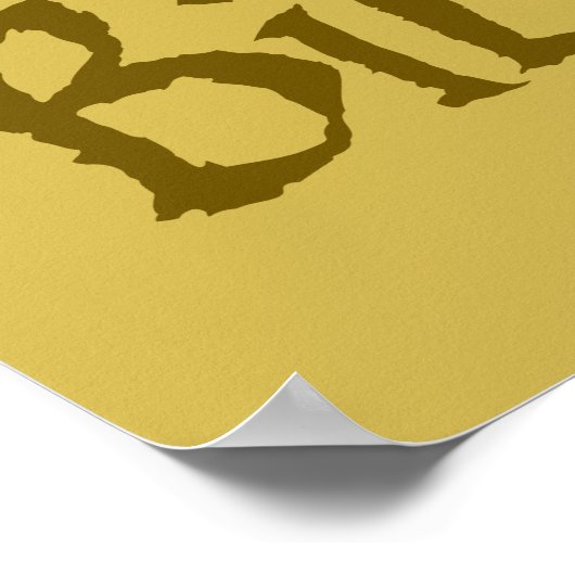 BILBO BAGGINS™ Solid Poster (Hoek)