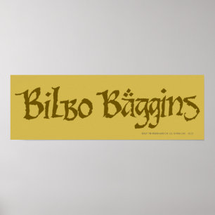 BILBO BAGGINS™ Solid Poster