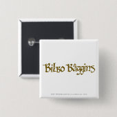 BILBO BAGGINS™ Solid Vierkante Button 5,1 Cm (Voorkant /achterkant)