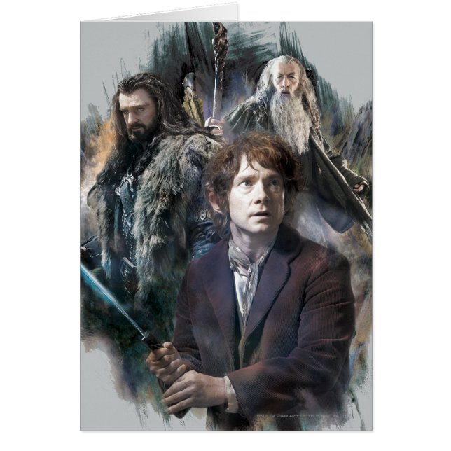 BILBO BAGGINS™, THORIN OAKENSHIELD™ & Gandalf (Voorkant)