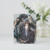 BILBO BAGGINS™, THORIN OAKENSHIELD™ & Gandalf Briefkaart (Staand voorkant)