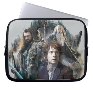 BILBO BAGGINS™, THORIN OAKENSHIELD™ & Gandalf Laptop Sleeve