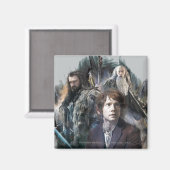 BILBO BAGGINS™, THORIN OAKENSHIELD™ & Gandalf Magneet (Voorkant / Achterkant)