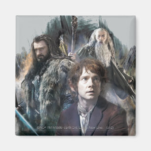 BILBO BAGGINS™, THORIN OAKENSHIELD™ & Gandalf Magneet
