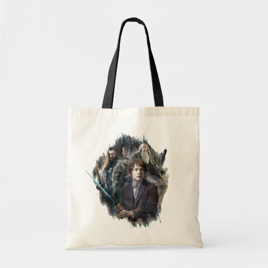 BILBO BAGGINS™, THORIN OAKENSHIELD™ & Gandalf Tote Bag (Voorkant)