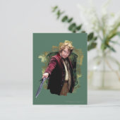 BILBO BAGGINS™ with sword Briefkaart (Staand voorkant)