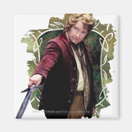 BILBO BAGGINS™ with sword Magneet (Voorkant)
