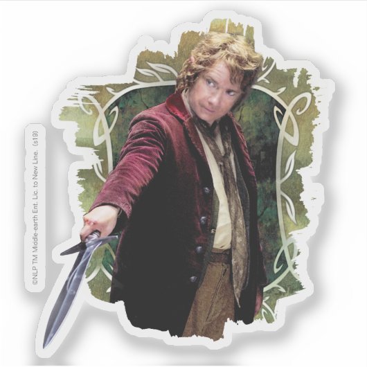 BILBO BAGGINS™ with sword Sticker (Voorkant)