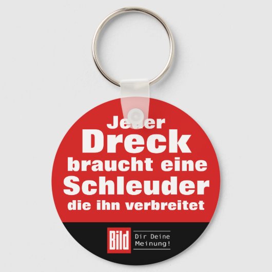 Bild dir deine Meinung Sleutelhanger (Voorkant)