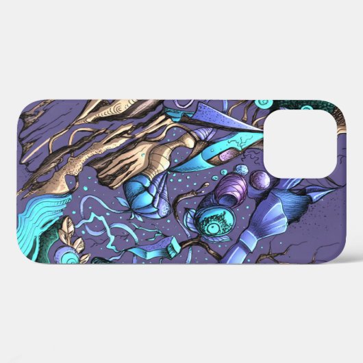 Bild im Comic-Stil Case-Mate iPhone Case (Achterkant (horizontaal))