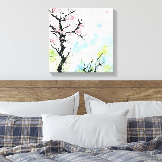 Bild mit Frühling Canvas Afdruk (Insitu (Slaapkamer))