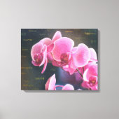 Bild mit Orchidee Canvas Afdruk (Voorkant)