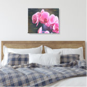 Bild mit Orchidee Canvas Afdruk (Insitu (Slaapkamer))