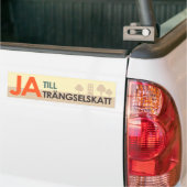 Bildekal - Ja till trängselskatt Bumpersticker (Op Truck)