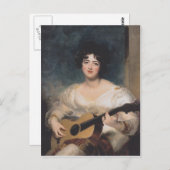 Bildnis der Lady Walls Briefkaart (Voorkant / Achterkant)