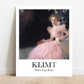 Bildnis Sonja Knips van Gustav Klimt Poster