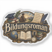 Bildungsroman Sticker (Voorkant)