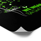 Bile Duct Cancer Awareness Faith Hope Love Dandeli Poster (Hoek)