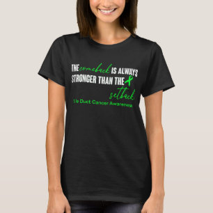 Bile Duct Cancer Awareness Ribbon Support Giften T-shirt
