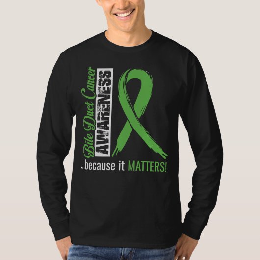 Bile Duct Cancer Awareness T-Shirt Gift Idee (Voorkant)