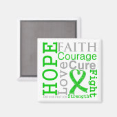 Bile Duct Cancer Hope Magneet (Voorkant / Achterkant)