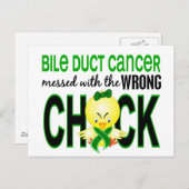 Bile Duct-kanker met verkeerde keuze Briefkaart (Voorkant / Achterkant)