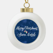 Bilingual American Holiday Ornament (Voorkant)