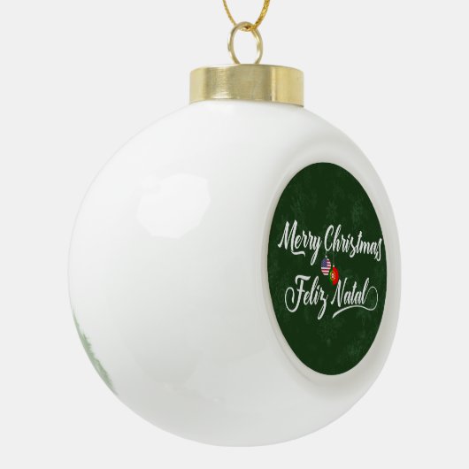 Bilingual American Holiday Ornament (Links)