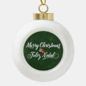 Bilingual American Holiday Ornament (Voorkant)
