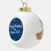 Bilingual French American Holiday Ornament (Rechts)