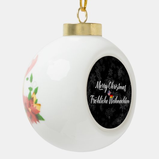 Bilingual German American Holiday Ornament (Links)