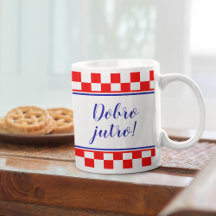 Bilingual Kroatië Good Morning Dobro Jutro Mok