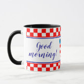 Bilingual Kroatië Good Morning Dobro Jutro Mok (Links)