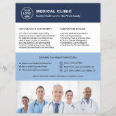 Bilingual Medical Clinic | English Spanish Flyer (Voorkant)