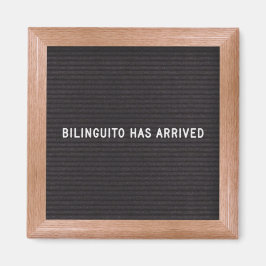 Bilingual Quote Magnet