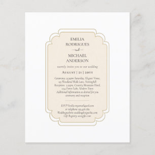 Bilingual Spanish Boda budget Weddenschap Flyer