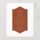 Bilingual Spanish Boda budget Weddenschap Flyer (Achterkant)